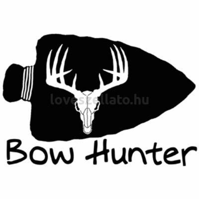 Bow Hunter - Vadászíjász matrica - 10x16cm
