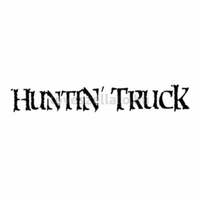 Hunting Truck matrica - 20x8cm