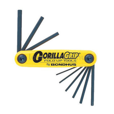 Bondhus Gorilla Grip colos imbuszkulcs-készlet (kicsi) - 0.05" - 3/16"